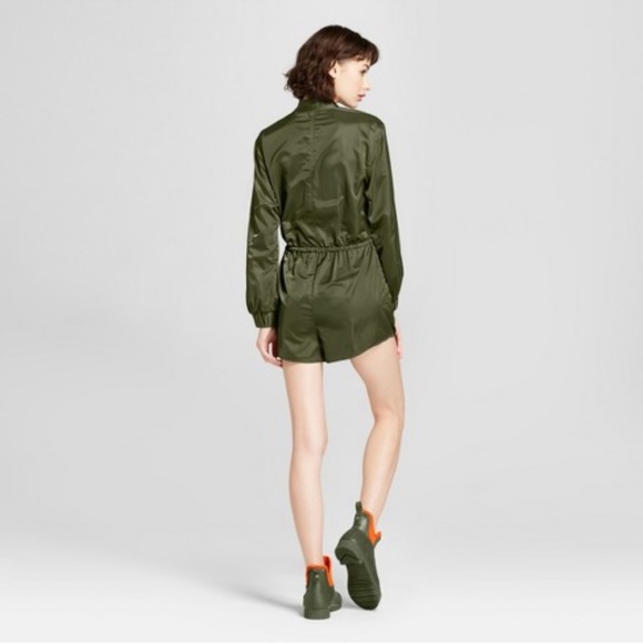 Hunter for Target Green Romper Longsleeve w/Zipper - Picture 2 of 5
